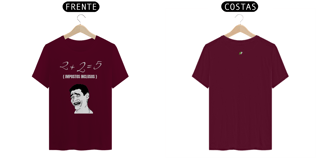 Nome do produto Camiseta  2 + 2 = 5 Impostos Inclusos - NB