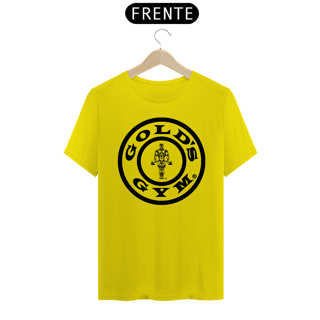Nome do produto Camiseta Personalizada | Royal Red Clth. | Gold´s Gym Yellow