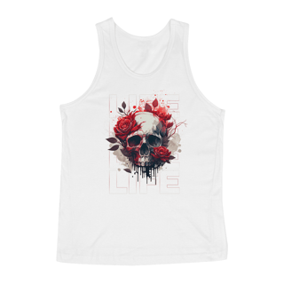 Nome do produto Regata Clássica | Royal Red Clth. | Life Skull