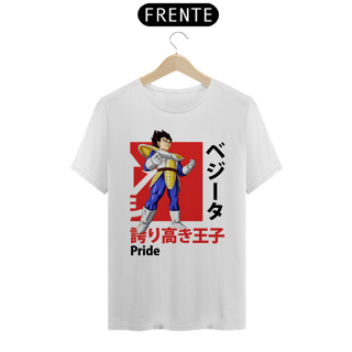 Nome do produto Camiseta Personalizada | Royal Red Clth. | Vegeta Dragon Ball Z