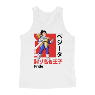 Nome do produto Regata Clássica | Royal Red Clth. | Vegeta Dragon Ball Z