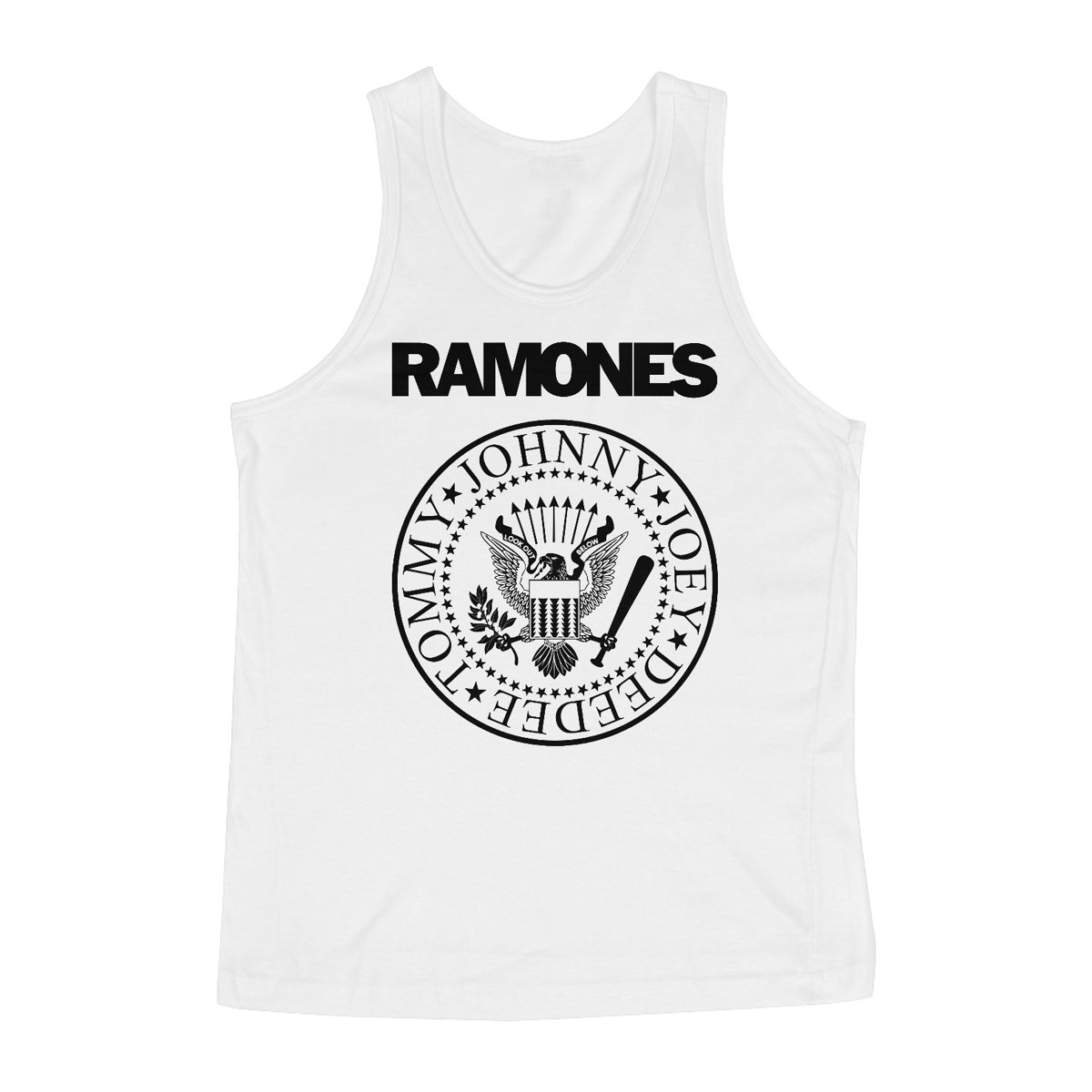 Nome do produto: Regata Clássica | Royal Red Clth. | Ramones Black
