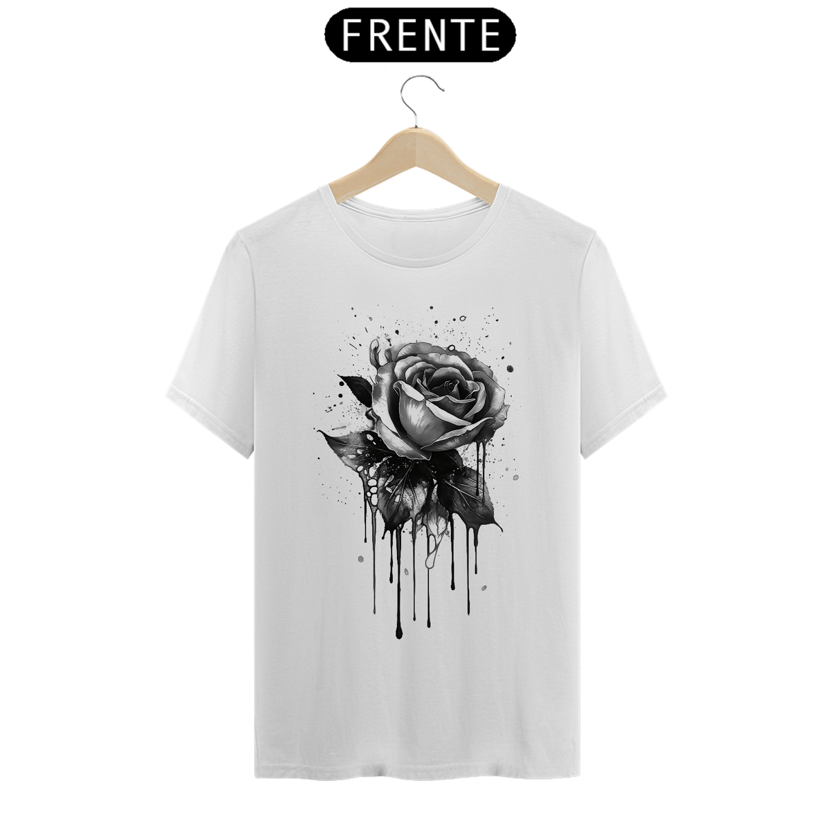 Nome do produto: Camiseta Personalizada | Royal Red Clth. | Black Rose