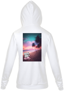 Nome do produto Moletom com Zíper Personalizado | Royal Red Clth. | Vice City