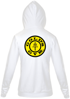 Moletom com Zíper Personalizado | Royal Red Clth. | Gold´s Gym Yellow