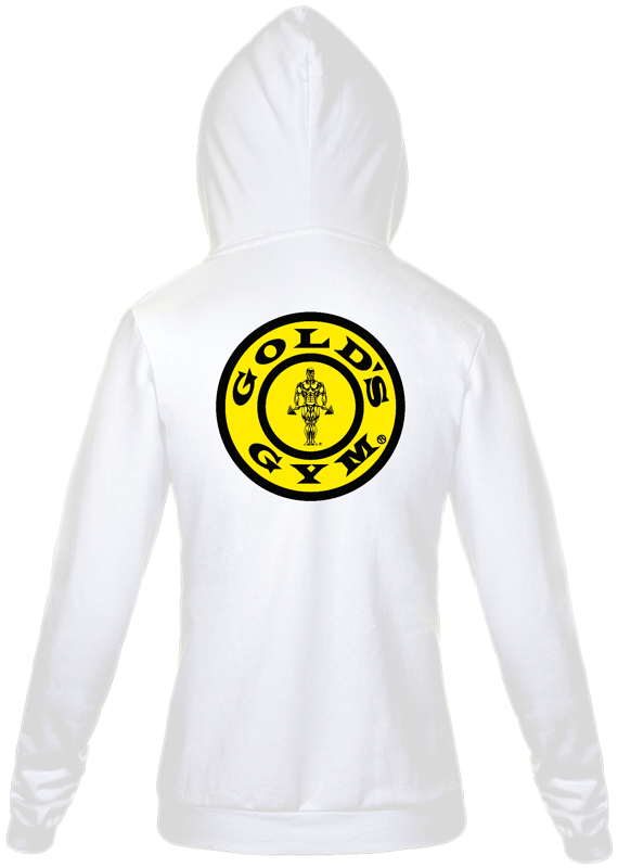 Moletom com Zíper Personalizado | Royal Red Clth. | Gold´s Gym Yellow