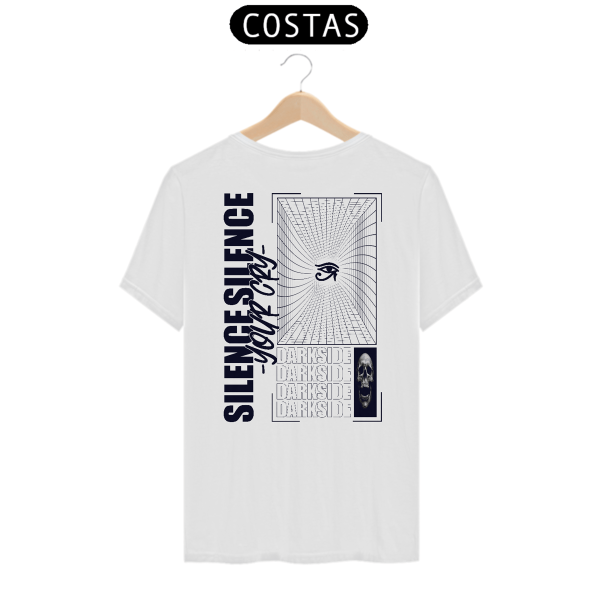 Nome do produto: Camiseta Personalizada | Royal Red Clth. | Silence your cry