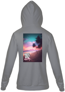 Nome do produto Moletom com Zíper Personalizado | Royal Red Clth. | Vice City