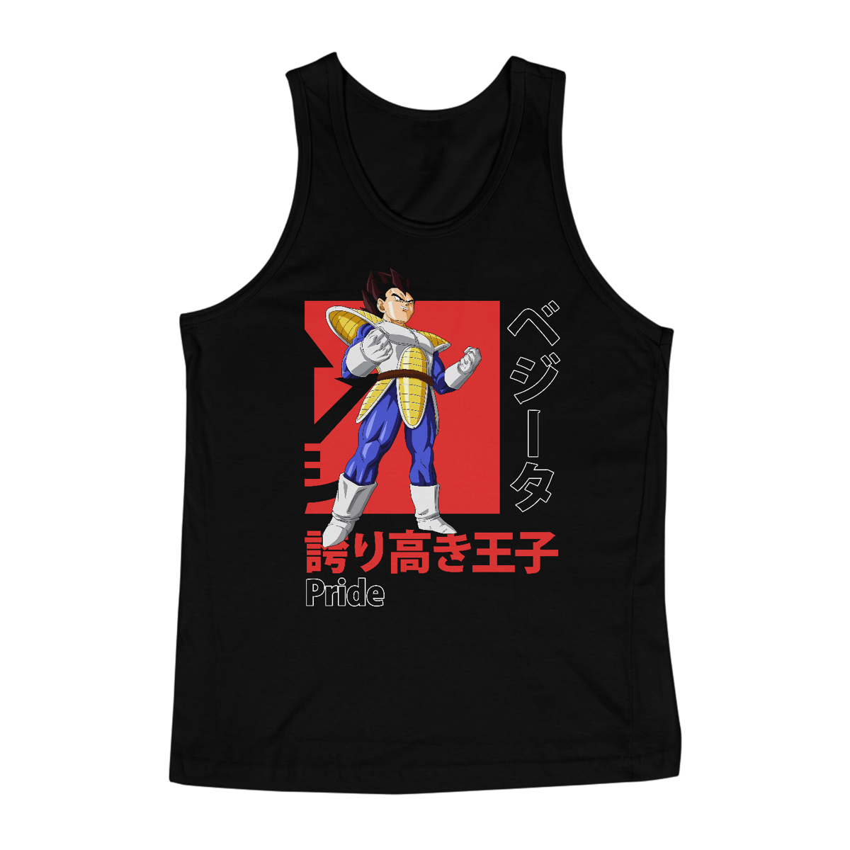 Nome do produto: Regata Clássica | Royal Red Clth. | Vegeta Dragon Ball Z