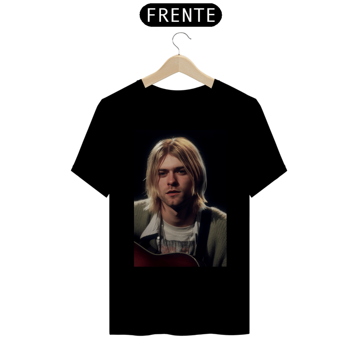 Nome do produto: Camiseta Personalizada | Royal Red Clth. | Kurt Cobain