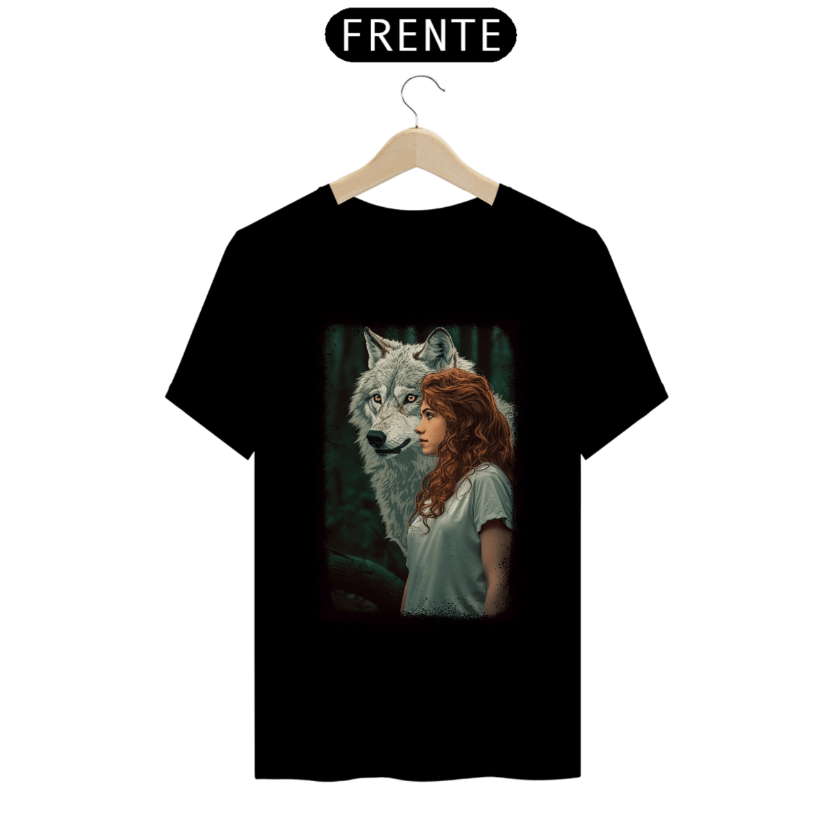 Nome do produto: Camiseta Personalizada | Royal Red Clth. | Girl and Wolf