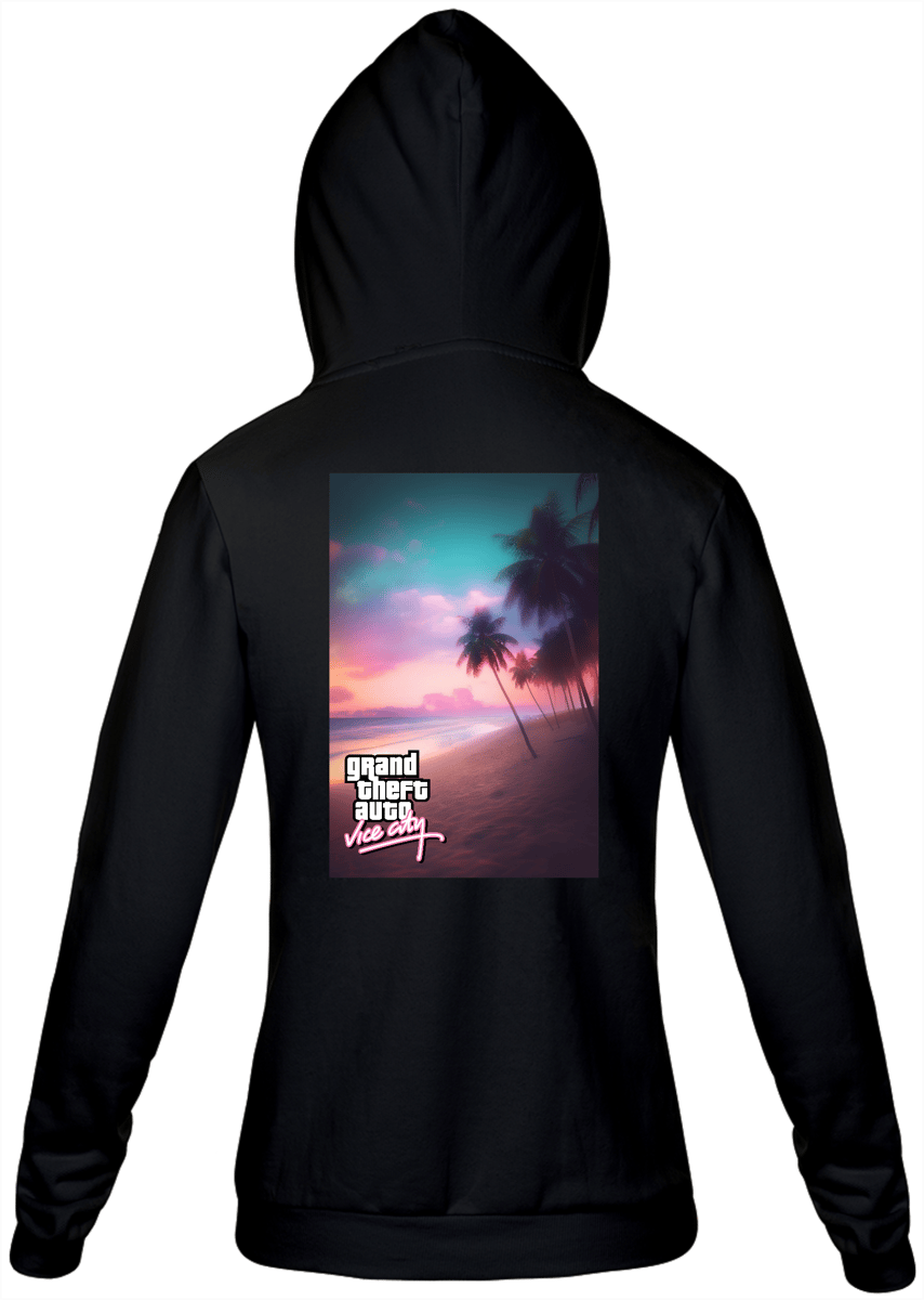 Nome do produto: Moletom com Zíper Personalizado | Royal Red Clth. | Vice City