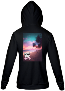 Nome do produto Moletom com Zíper Personalizado | Royal Red Clth. | Vice City