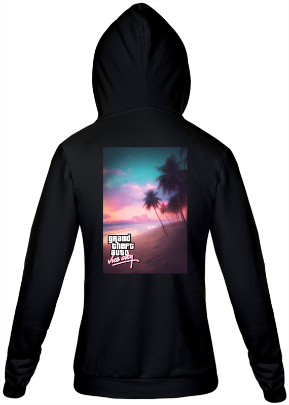 Moletom com Zíper Personalizado | Royal Red Clth. | Vice City