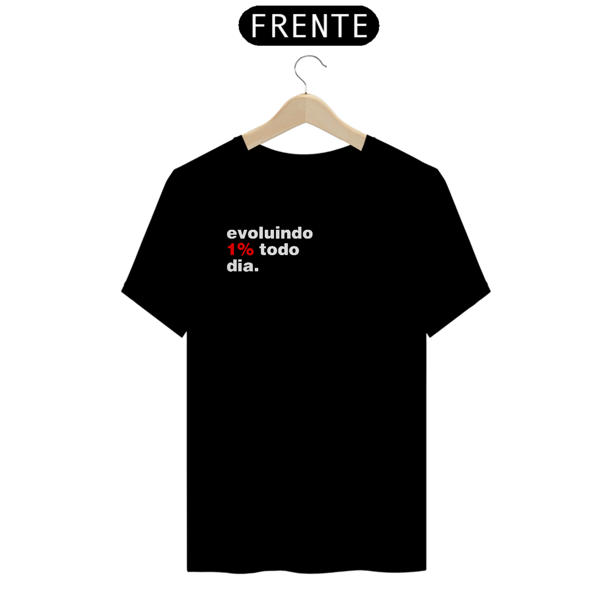 Nome do produto: Camiseta Personalizada | Royal Red Clth. | Evoluindo todo dia.