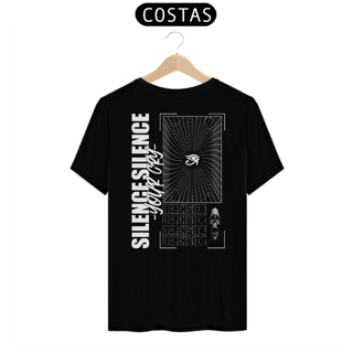 Nome do produto Camiseta Personalizada | Royal Red Clth. | Silence your cry Black