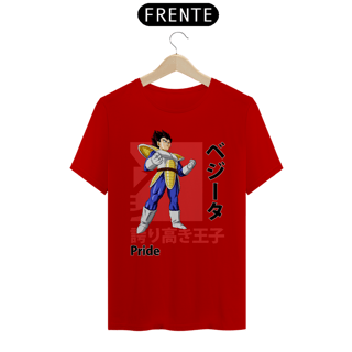 Nome do produto Camiseta Personalizada | Royal Red Clth. | Vegeta Dragon Ball Z