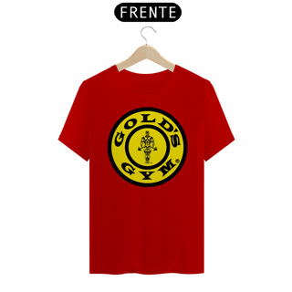 Nome do produto Camiseta Personalizada | Royal Red Clth. | Gold´s Gym Yellow