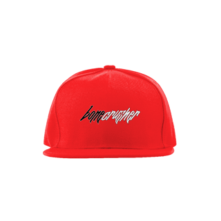 Nome do produto Boné Aba Reta Personalizado | Royal Red Clth. | Bonecrusher