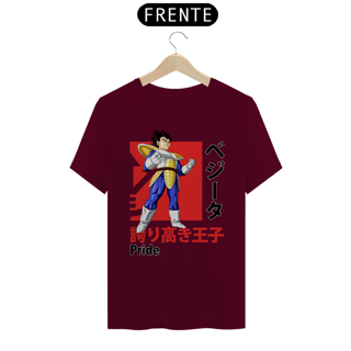 Nome do produto Camiseta Personalizada | Royal Red Clth. | Vegeta Dragon Ball Z