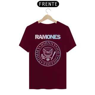 Nome do produto Camiseta Personalizada | Royal Red Clth. | Ramones Pseudo Holo Effect