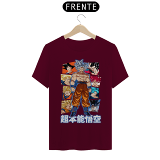 Nome do produto Camiseta Personalizada | Royal Red Clth. | Goku Ultra Instinct