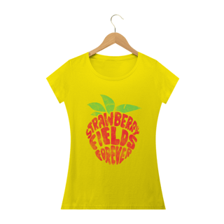 Nome do produto Baby Look strawberry field forever | Beatles