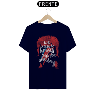 Nome do produto Camiseta Heroes David Bowie