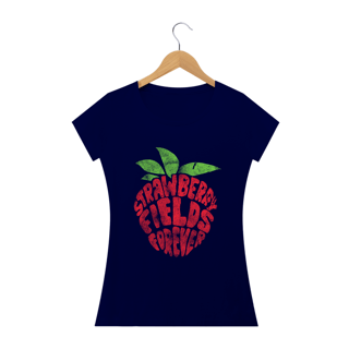 Nome do produto Baby Look strawberry field forever | Beatles