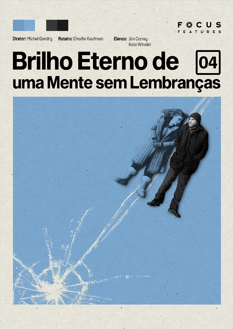 Nome do produto: Poster MInimalista  Brilho Eterno de uma Mente sem Lembrança