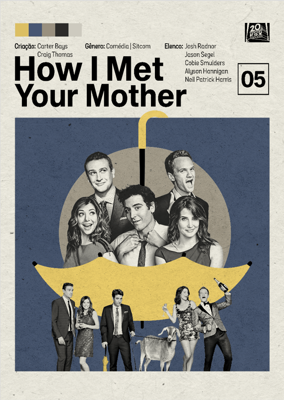 How I Met Your Mother Poster Minimalista