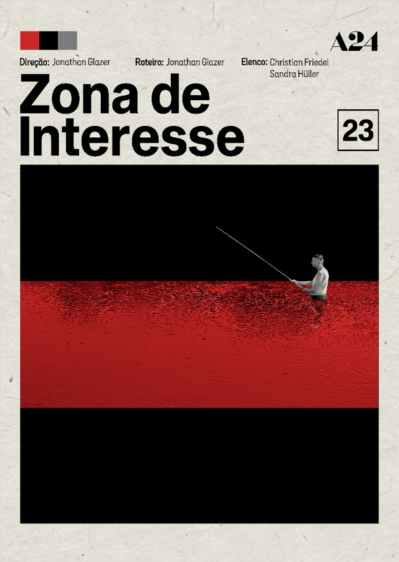 Pôster Minimalista Zona de Interesse – Arte Autoral Exclusiva | Um Filme Que Eu Vi