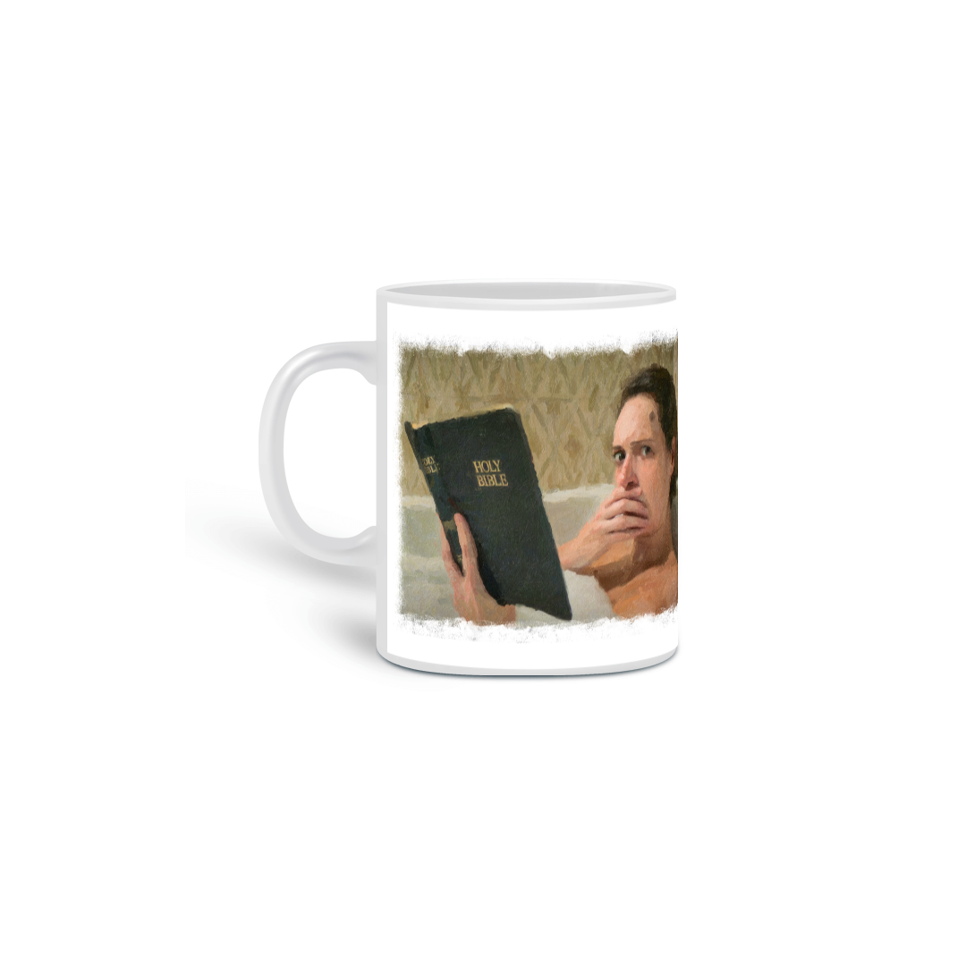 Nome do produto: caneca Fleabag pintura holy bible