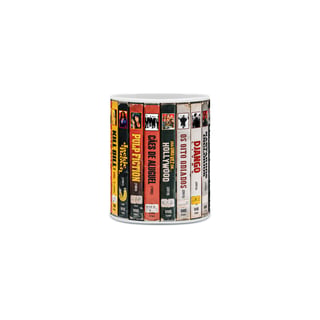 Nome do produto Caneca Filmes Tarantino Vintage — VHS e Filmes Cult