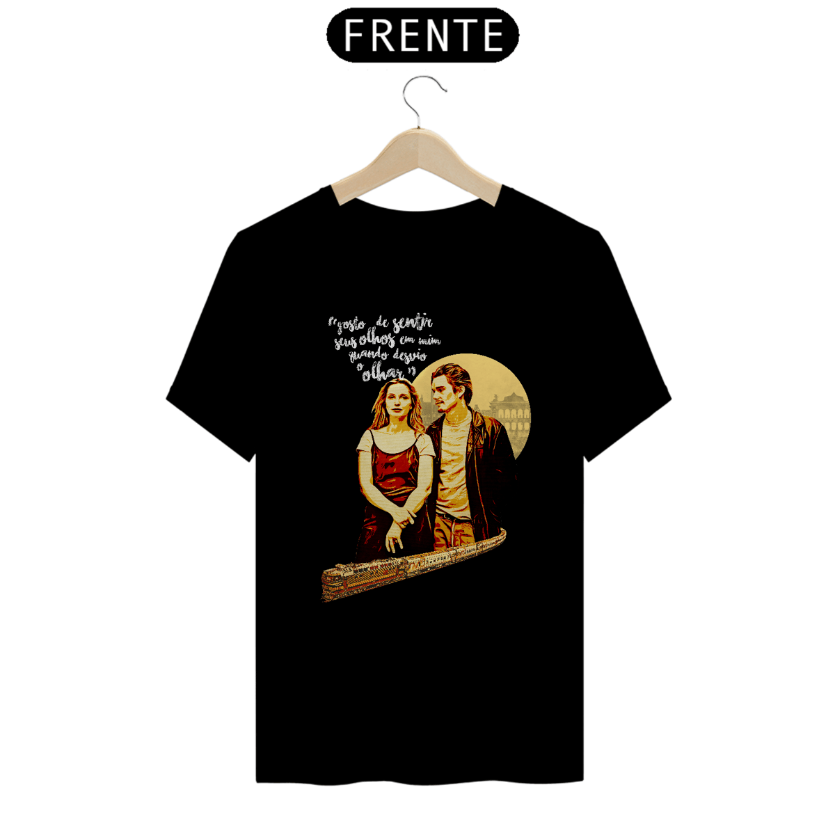Nome do produto: Camiseta Antes do amanhecer  frases
