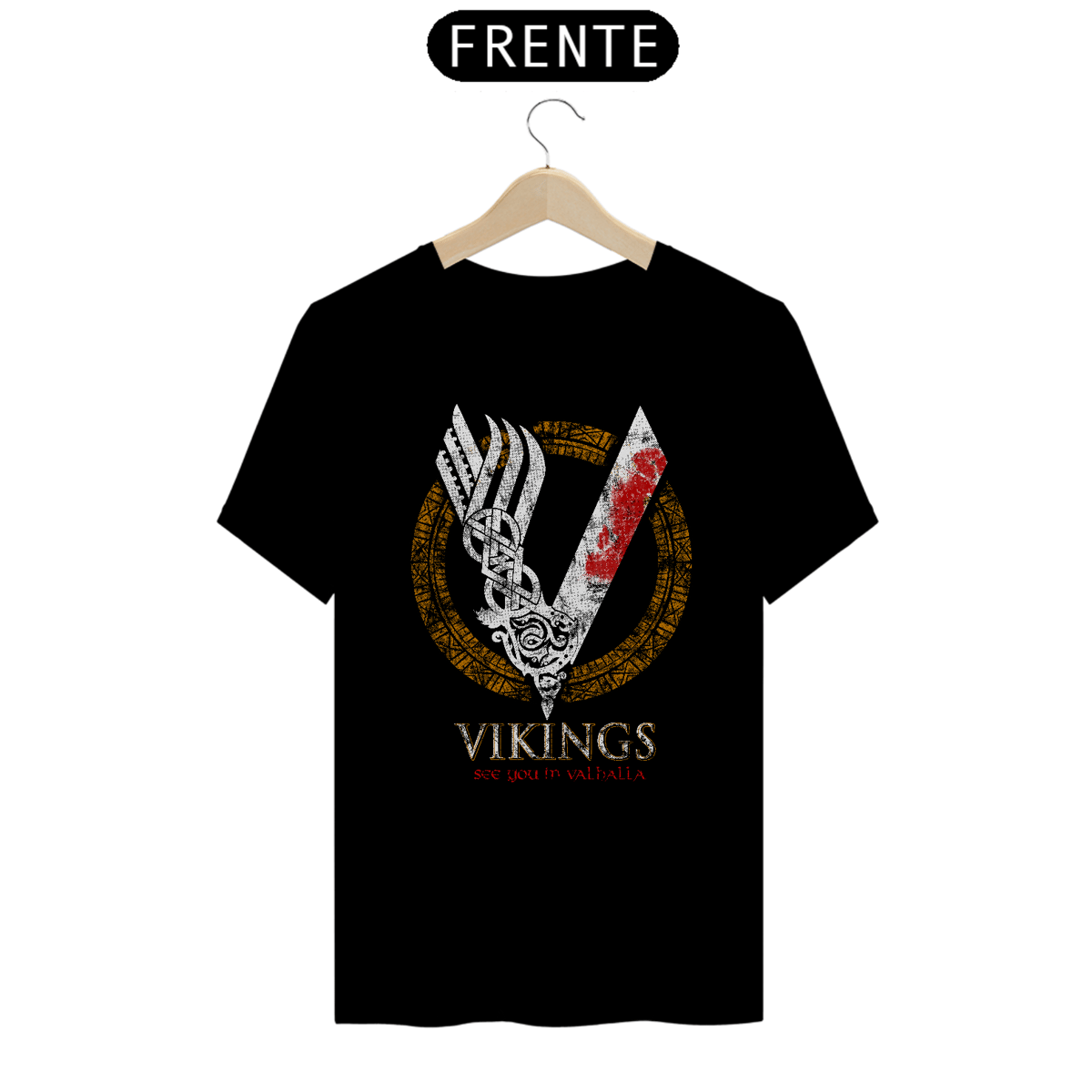 Nome do produto: Camiseta série Vikings