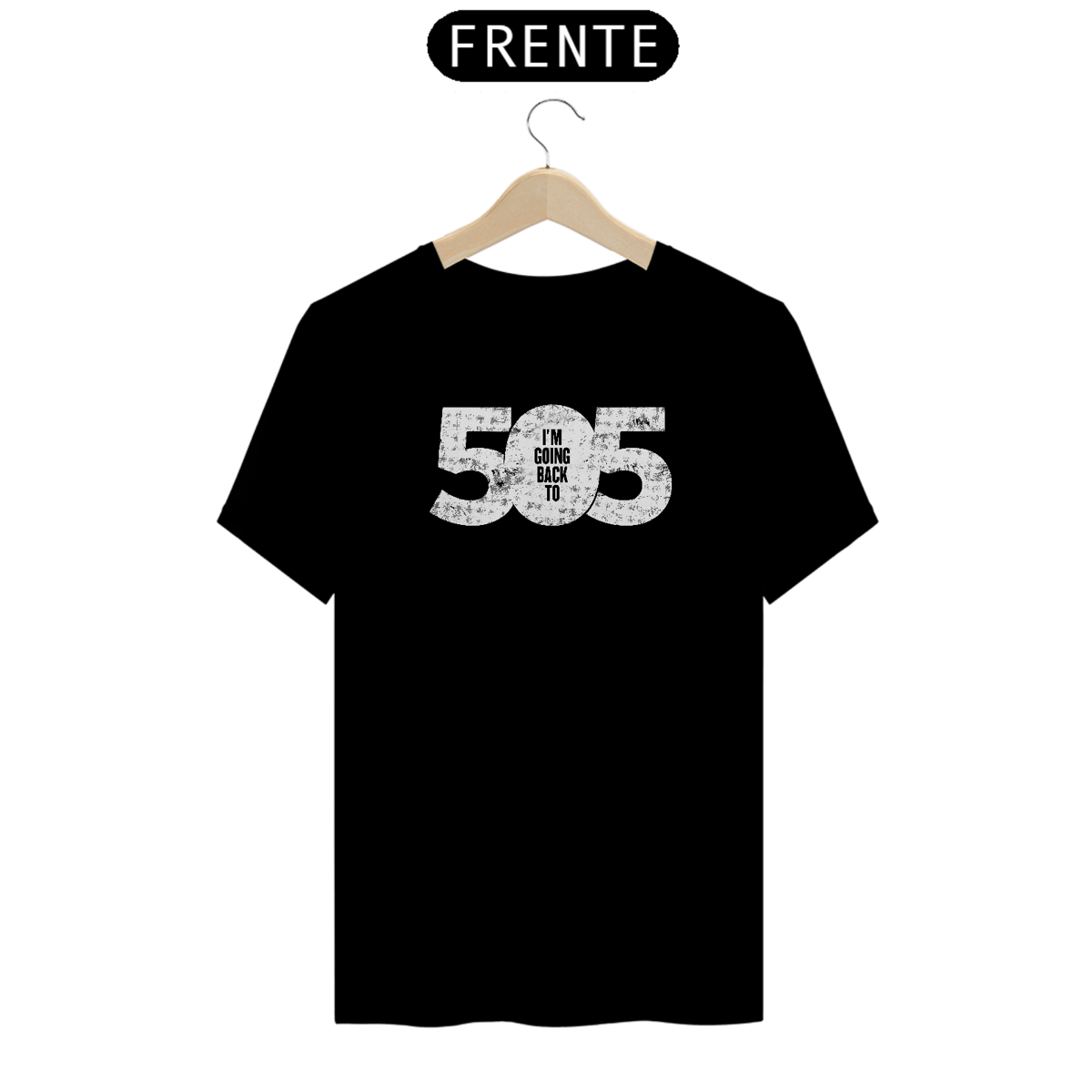 Nome do produto: Camiseta 505 Arctic Monkeys | T-Shirt I\'m Going Back to 505 Rock Alternativo
