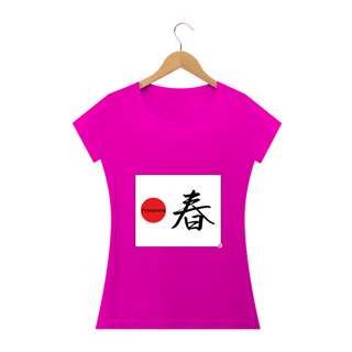 Nome do produto Camiseta Baby Look - Primavera