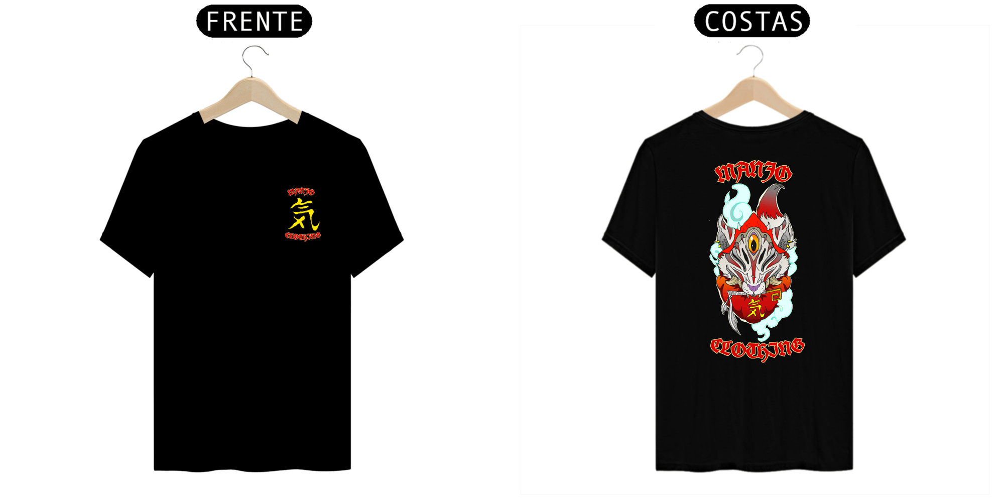 KITSUNE ( CAMISETA COM TECIDO DE ALTA QUALIDADE)