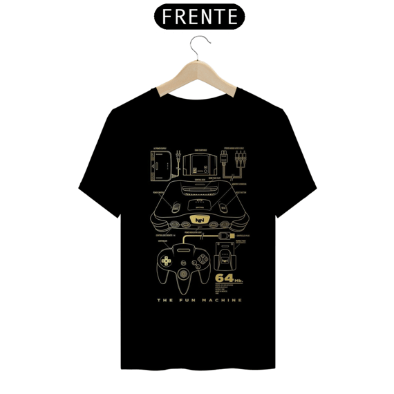 camisa N64 Retrô