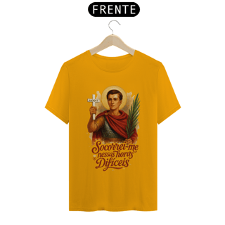 Nome do produto Camiseta Santo Expedito - Horas Difíceis