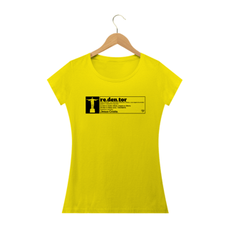 Nome do produto Camiseta Jesus Cristo Redentor Definição - Feminina