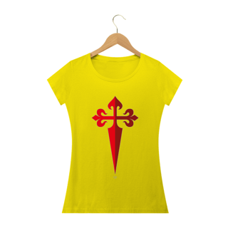 Nome do produto Camiseta Cruz de Santiago - Feminina