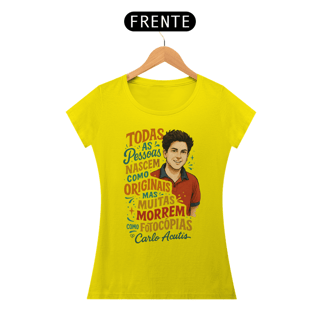 Nome do produto Camiseta Carlo Acutis - Fotocópias