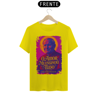 Nome do produto Camiseta São João Paulo II - O Amor me ensinou tudo