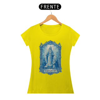 Nome do produto Camiseta Nossa Senhora de Fátima - Azulejo Português - f
