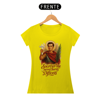 Nome do produto Camiseta Santo Expedito - Horas Difíceis -f