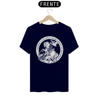 Nome do produto Camiseta São Jorge - Vestido e Armado - Cores Escuras