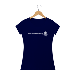 Nome do produto Camiseta Sagrado Coração de Jesus - Feminina