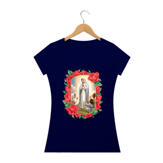 Nome do produto Camiseta Aparição de Nossa Senhora - Feminina